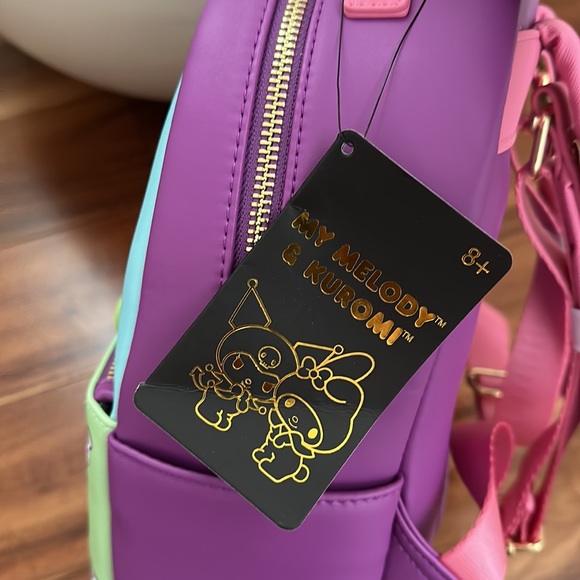 MY MELODY & KUROMI SANRIO LOUNGEFLY BACKPACK NEW WITH TAGS - Picture 5 of 8